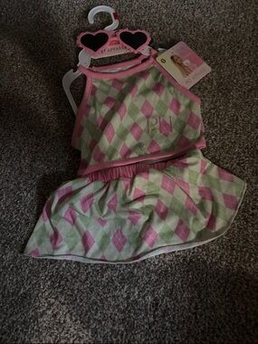 Paris Hilton dog outfit 3 pcs